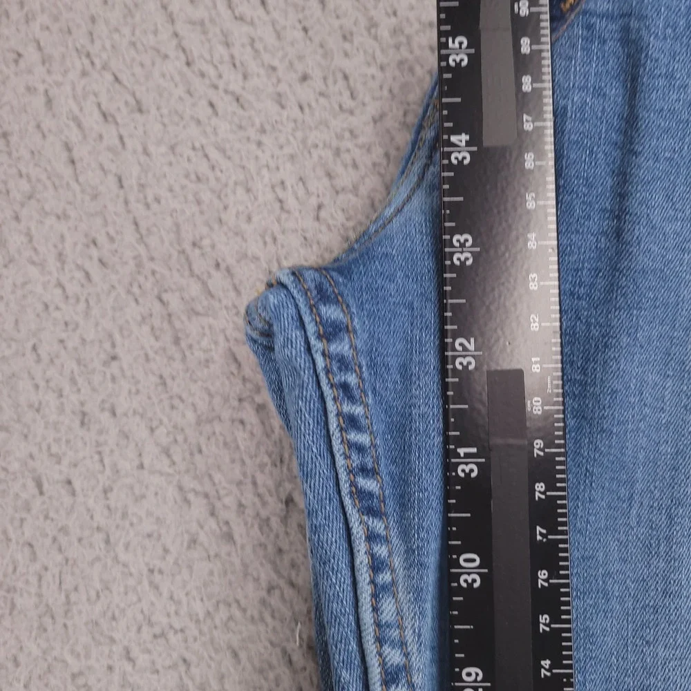 LEVIS 511 Jeans Mens Size 32x33 (Tag 34x34) Slim Leg Low Stretch Blue Wash Denim